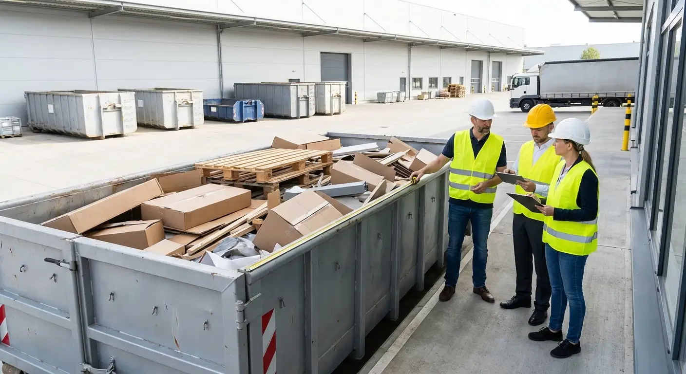 Assessment of commercial waste logistics and site requirements in Towson, MD