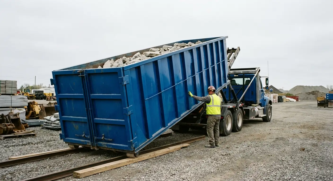 Heavy duty concrete dumpster specifications in Towson, MD