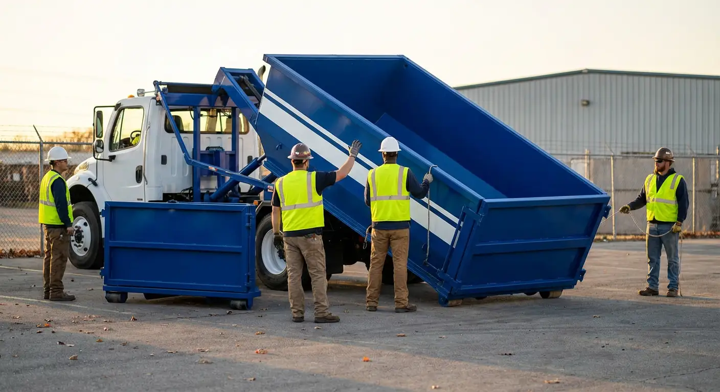 Roll-off dumpster service in Towson, MD