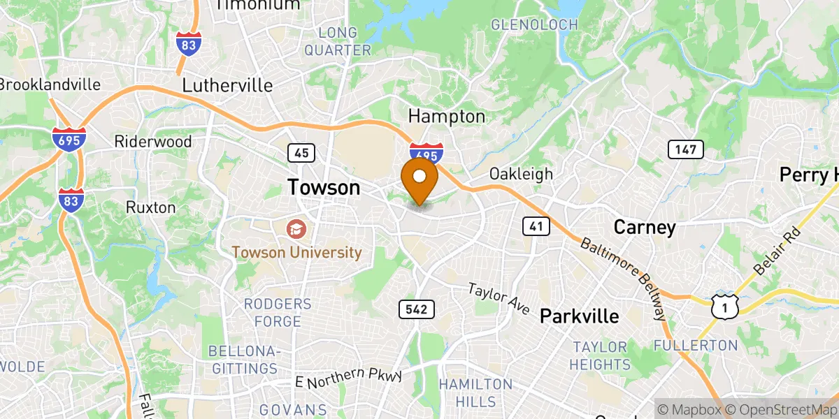  neighborhood map in Towson, MD
