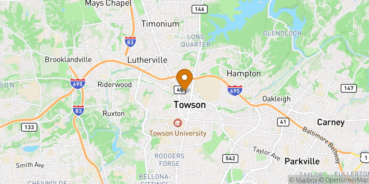  neighborhood map in Towson, MD